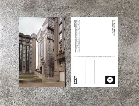 City architecture postcard design