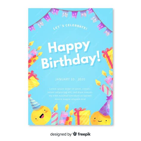 City Street Birthday Invitation Template