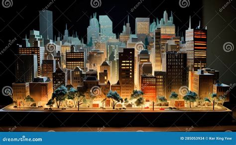 Cityscape Diorama Background