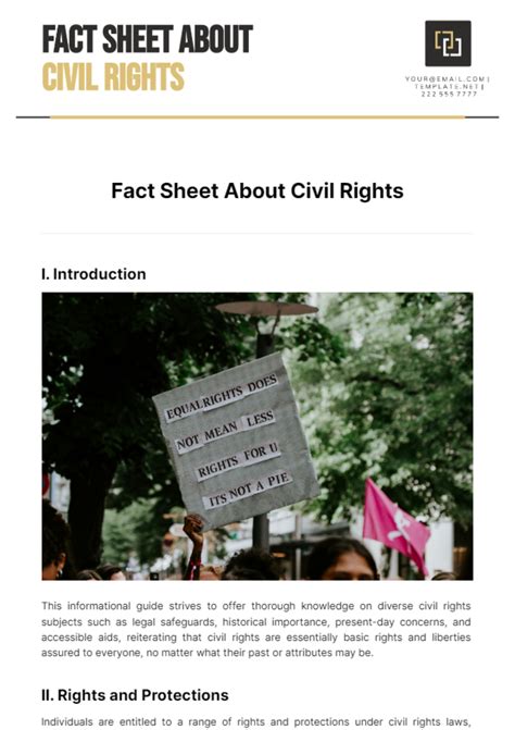 Civil Rights Movement Template