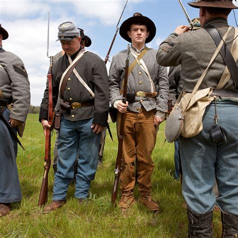 A Civil War reenactment