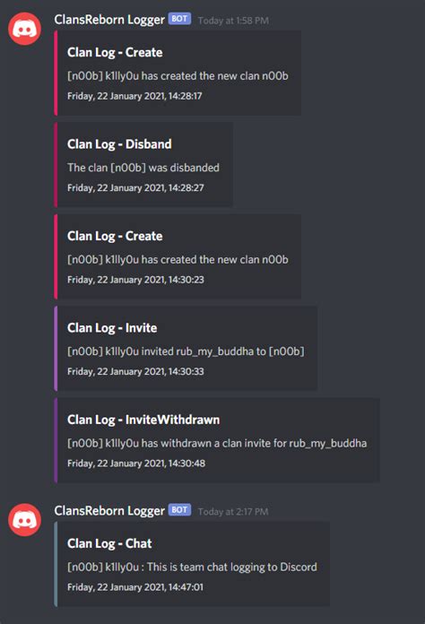 Clash of Clans Discord Template 1