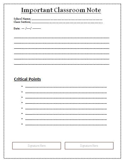 Effective Class Notes Template for Students Using Goodnotes