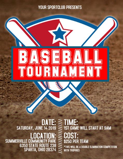 Classic Baseball Flyer Template