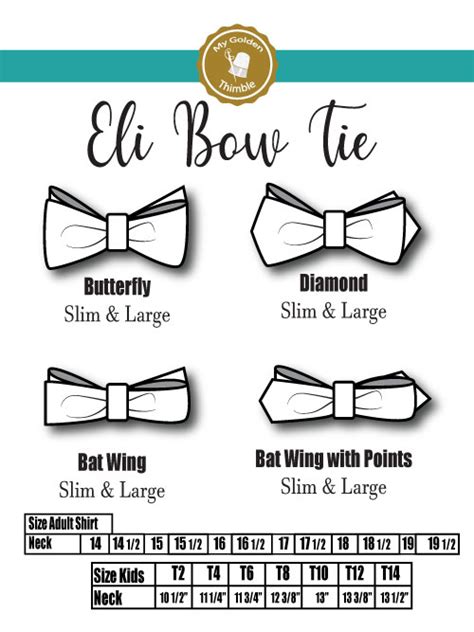 Classic bow tie template design