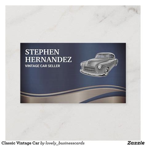 Classic Car Business Card Template