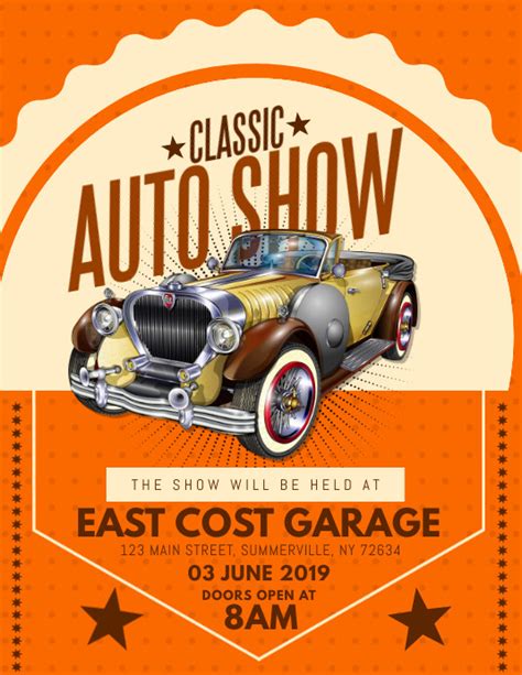 Classic Car Show Flyer