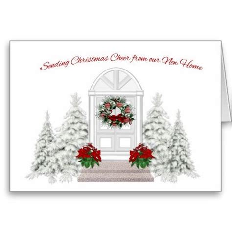 Classic Christmas Card Address Change Ideas