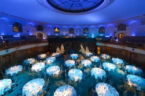 Classic Christmas party venues with festive decorations