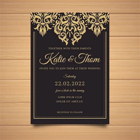 Classic Elegance Invitation Template