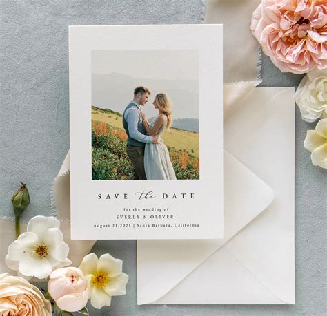 Classic Elegance Save the Date Template