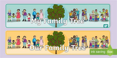 Classic Family Tree Banner