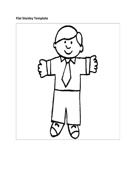 Classic Flat Stanley Template