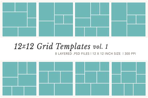 Classic Grid Collage template