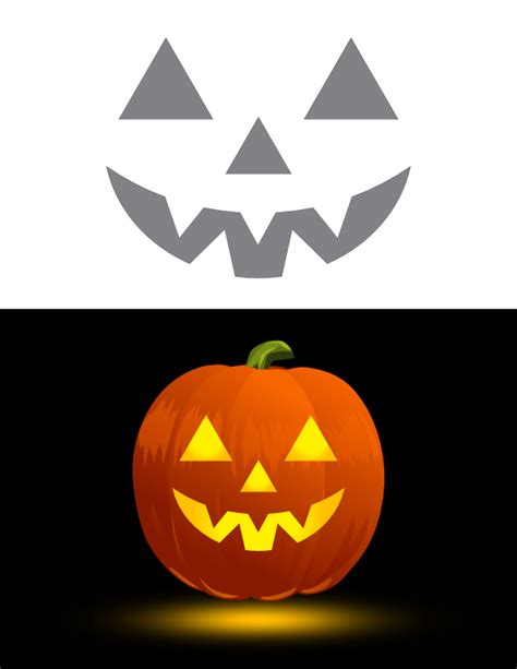 Classic Jack-o'-Lantern Template