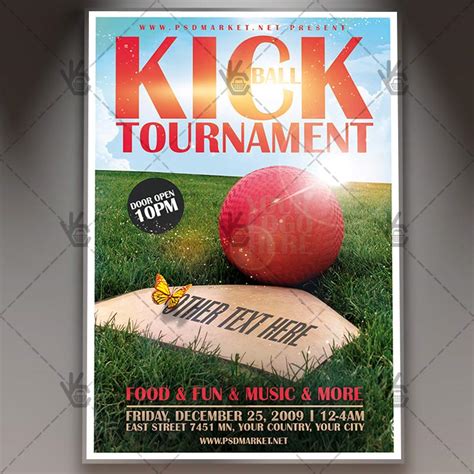 Classic kickball flyer template