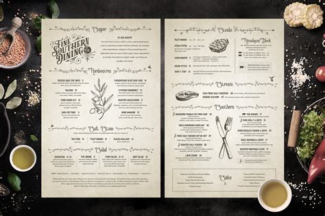 Classic Menu Template