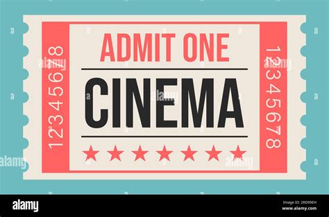 Classic Movie Ticket Template