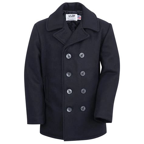 Classic Navy Pea Coat