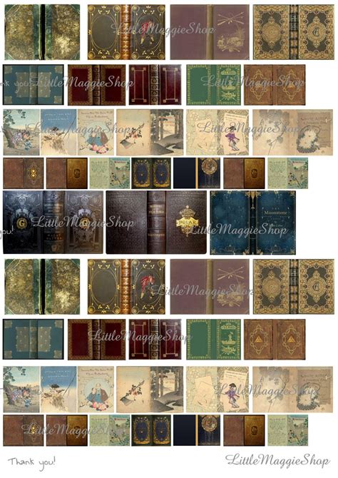 Classic Novels Miniature Book Covers