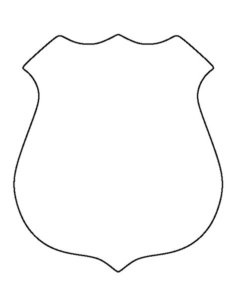 Classic Police Badge Template