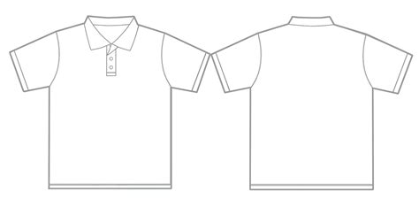 Classic polo shirt template