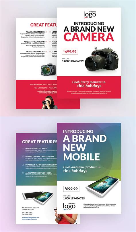 classic promotional flyer template