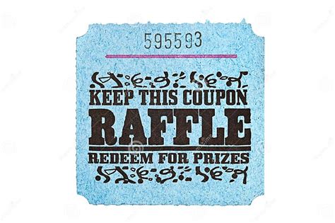 Classic Raffle Ticket Template