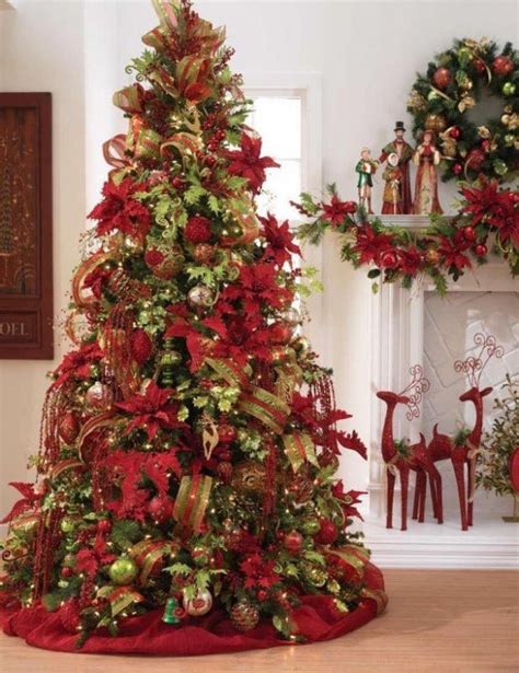 Classic Red Christmas Tree Decorations Image 5