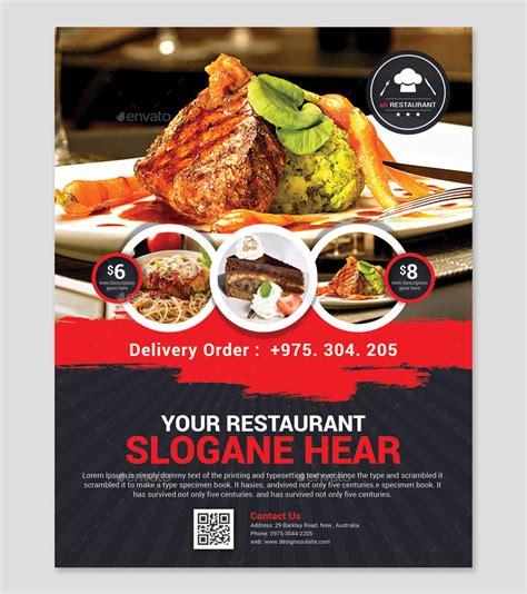 Classic Restaurant Flyer Template