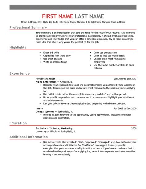 Classic Resume Template 8