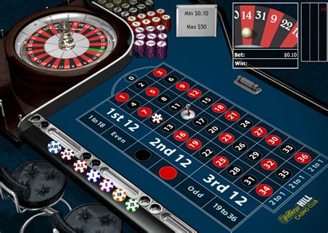 A classic roulette game