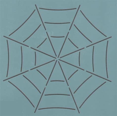 Classic Spider Web Stencil