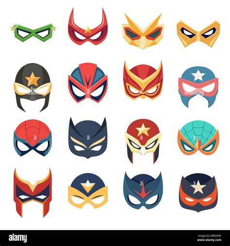 Classic Superhero Mask Template