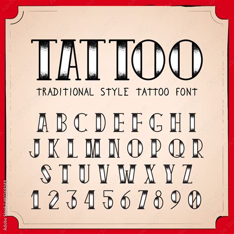 Classic Tattoo Fonts