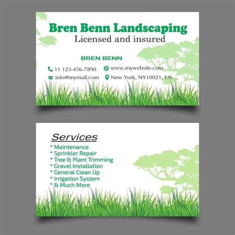 Classic Tree Service Business Card