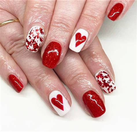 Classic Valentine's Day Nail Designs