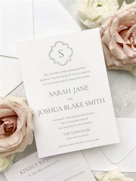 Classic Wedding Invitation Templates Gallery