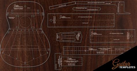 Classical guitar template