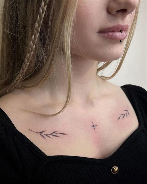 Clavicle tattoo collection