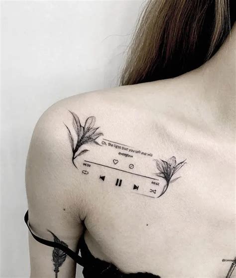 Clavicle tattoo designs