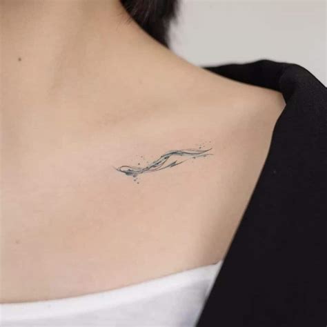 Clavicle tattoo placement