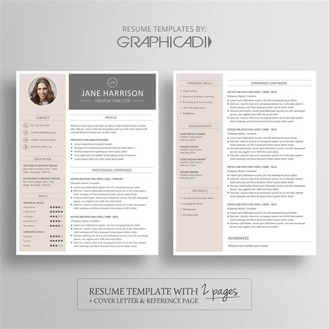 Clean 2-Page Resume Template