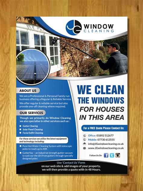 Clean and Simple Windows Flyer Templates