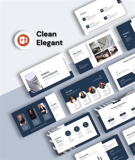 Clean Business PowerPoint Template Design