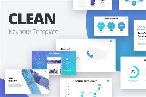 Clean Keynote Template