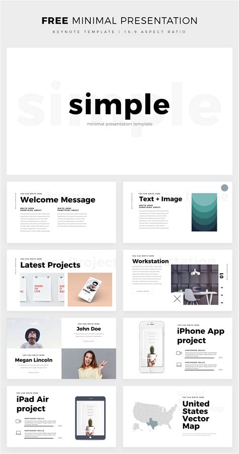 Clean Keynote Template Ideas