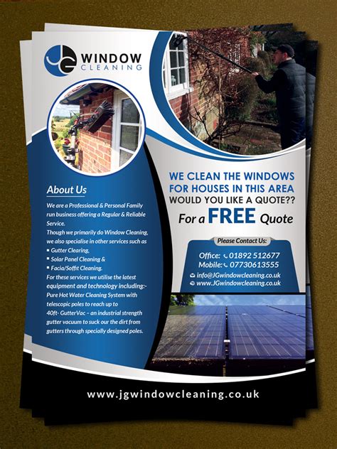 Clean Windows Flyer Templates