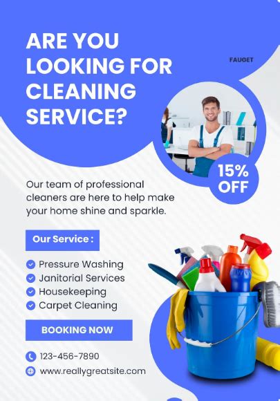 Cleaning Flyer Design