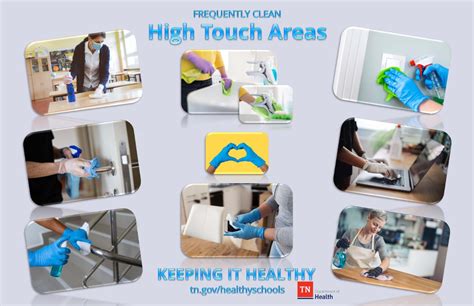 Cleaning high-touch areas